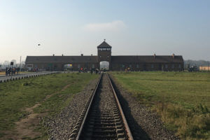 Schienentrasse nach Auschwitz-Birkenau